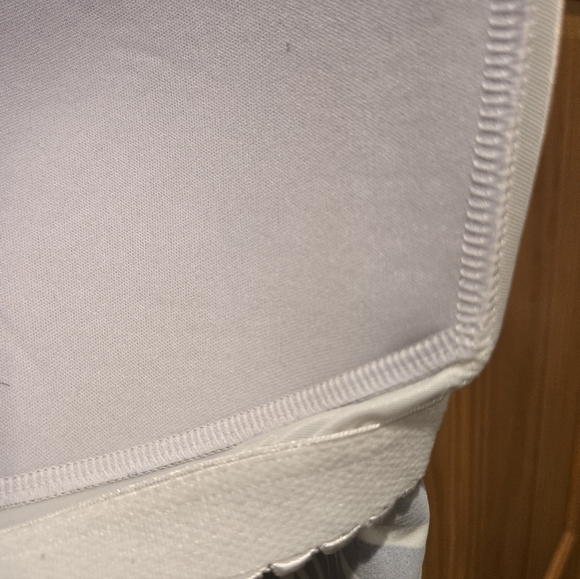 Lands End Striped Navy and White Sleeveless Swim Top - Picture 5 of 7